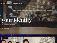 Tablet Screenshot of identityultralounge.com